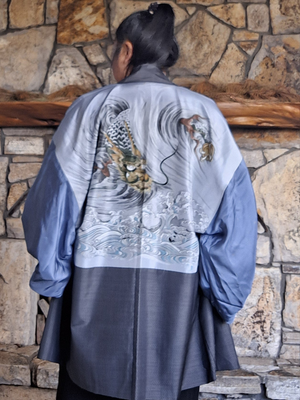 Art Haori Jacket -Dragon wave