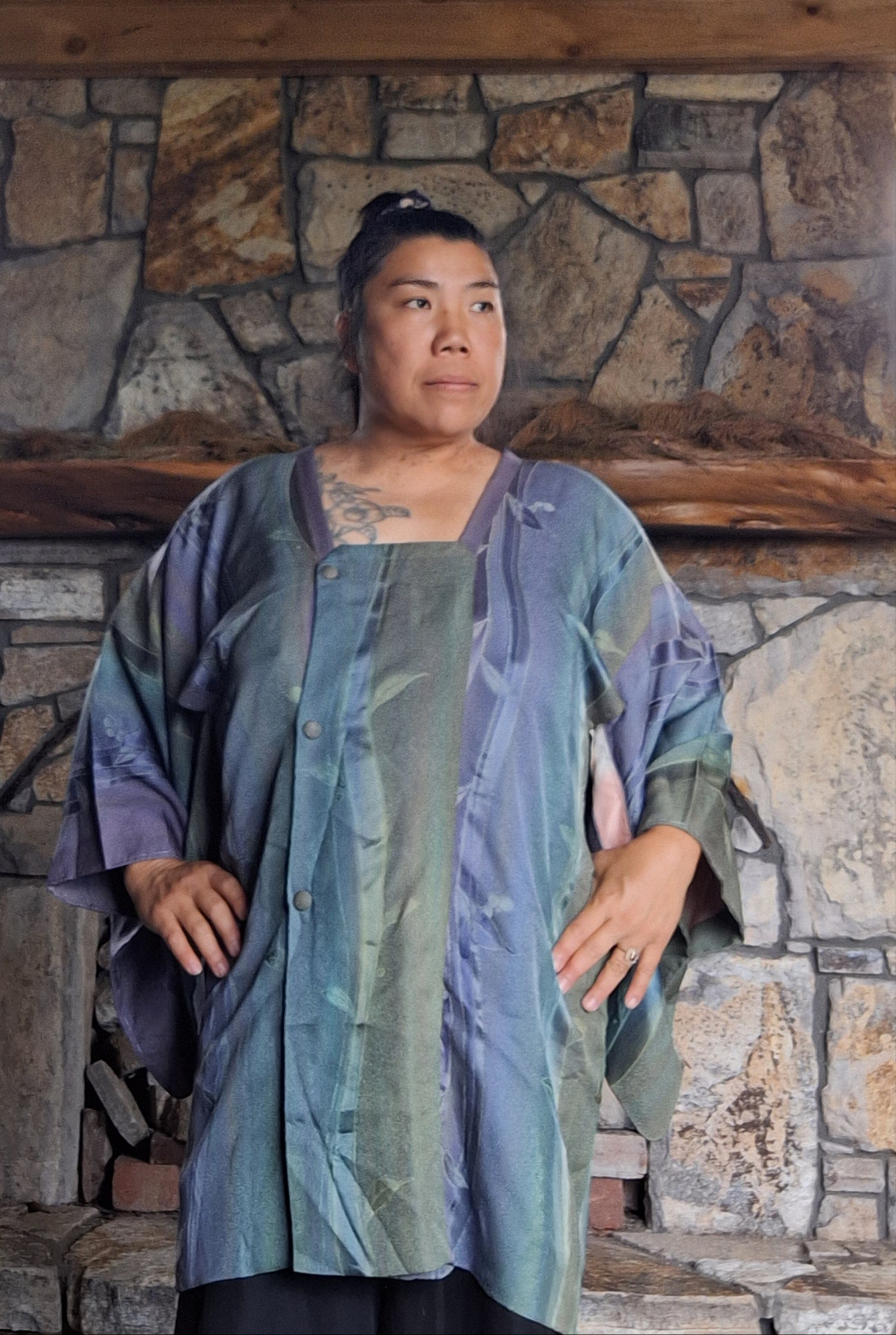 Silk Michiyuki Coat