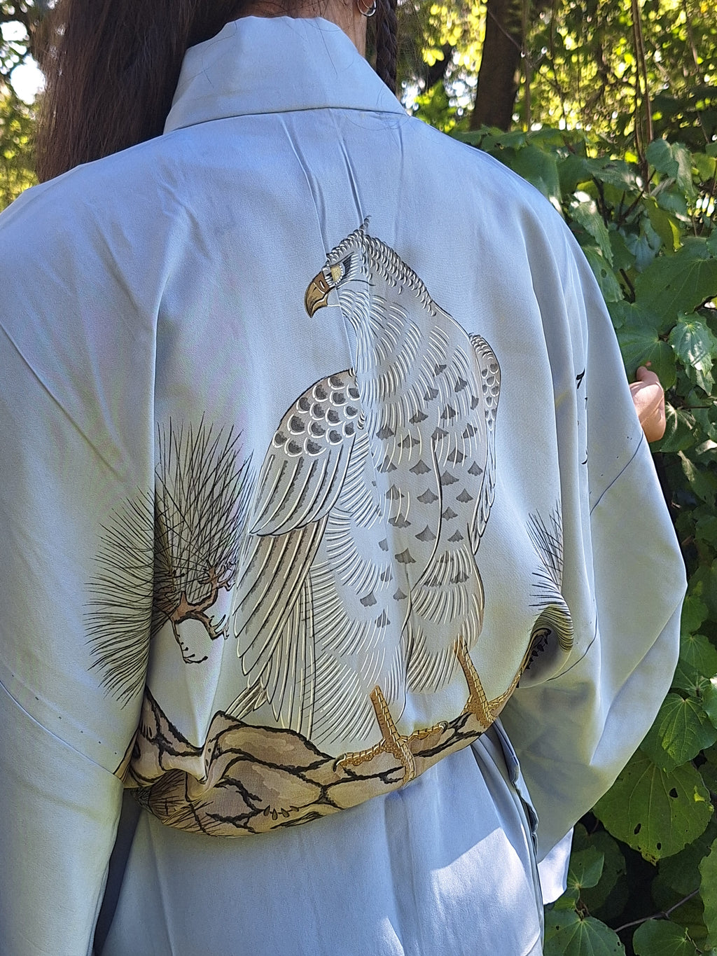 Juban - Silk Traditional Art Print /Eagle