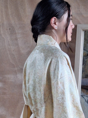 Kimono - Gold Maple leaf
