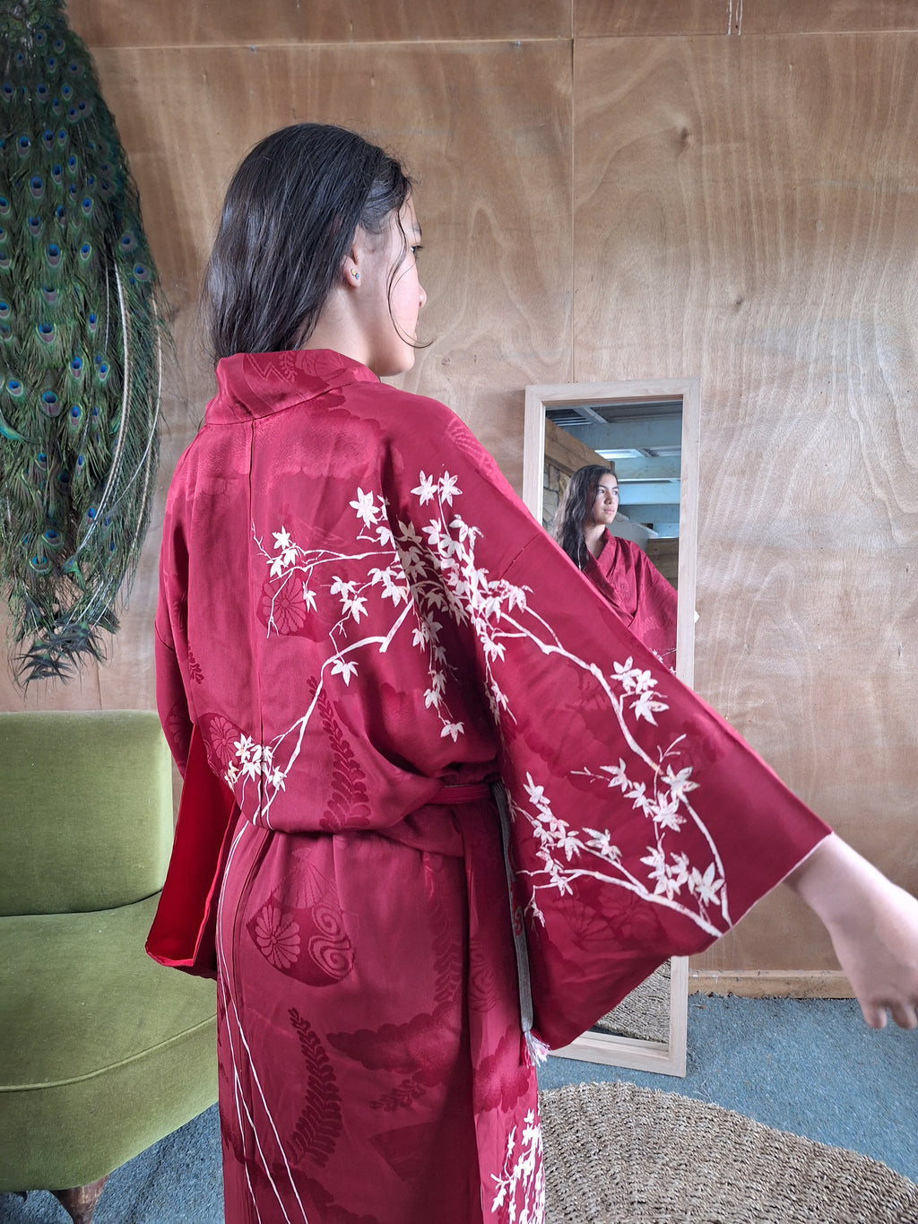 Kimono - Red Silk