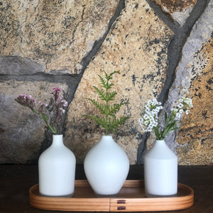 White single vase -  Small