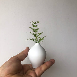 White single vase -  Small